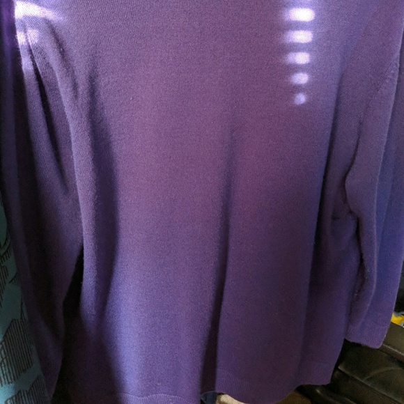 Purple cardigan - Picture 3 of 4